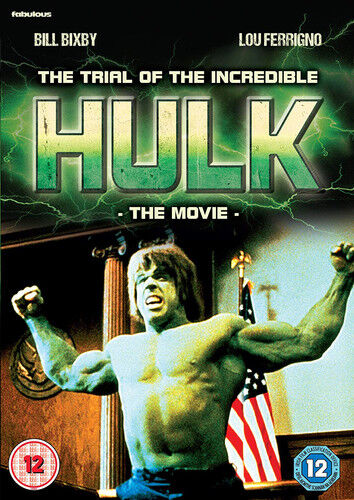 The Trial of the Incredible Hulk DVD (2018) Bill Bixby Cert 12 Region 2 Brand New
