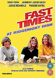 Fast Times at Ridgemont High DVD (2017) Sean Penn, Heckerling (DIR) Cert 18 Region 2 Brand New