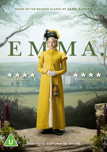 Emma DVD (2020) Anya Taylor-Joy, de Wilde (DIR) Cert U Region 2 Brand New