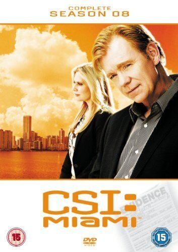 CSI Miami: Sesong 8 DVD (2011) - David Caruso, 6 disker, Cert 15
