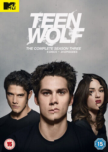Teen Wolf: The Complete Season Three DVD (2016) Tyler Posey Cert 15 6 Discs Pre-Owned Region 2