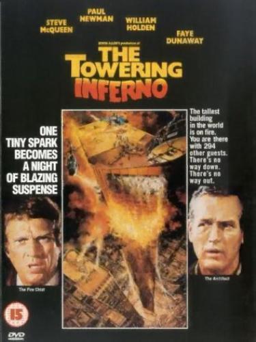 The Towering Inferno DVD (2000) Steve McQueen, Allen (DIR) Cert 15 Region 2 Brand New