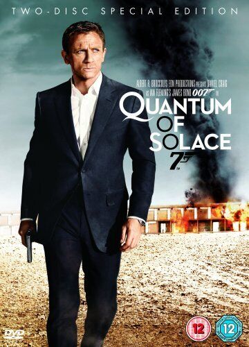 Quantum of Solace DVD (2009) – James Bond Daniel Craigin tähdittämänä (2 levyä)