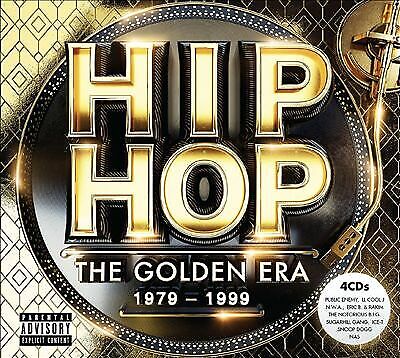 Various Artists : Hip-Hop: The Golden Era 1979-1999 CD Box Set 4 discs (2018) Pre-Owned