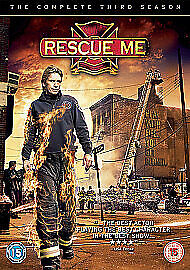 Rescue Me: Season 3 DVD (2009) Denis Leary Cert 15 Region 2 Brand New