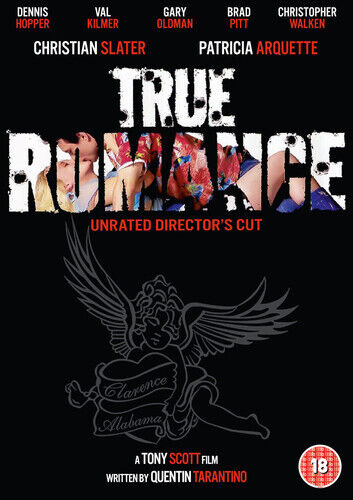True Romance DVD (2019) Christian Slater, Scott (DIR) Cert 18 Region 2 Brand New