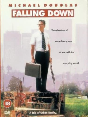 Falling Down DVD (2000) med Michael Douglas, Instruktør Schumacher, Cert 18 Falling Down DVD (2000) med Michael Douglas, Instruktør Schumacher, Cert 18