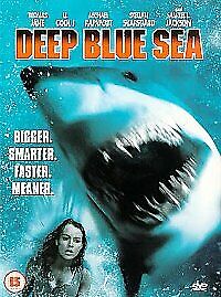 Deep Blue Sea DVD (2000) med Saffron Burrows, Instruktør Harlin, Cert 15