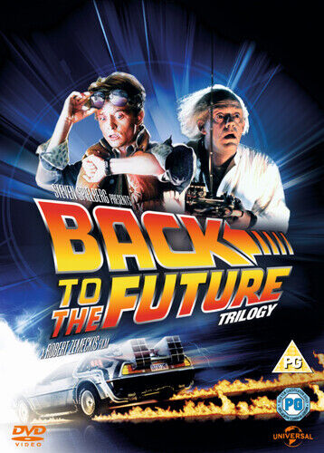 Back to the Future Trilogy DVD (2013) med Michael J. Fox, instruktion Robert Zemeckis, Cert PG