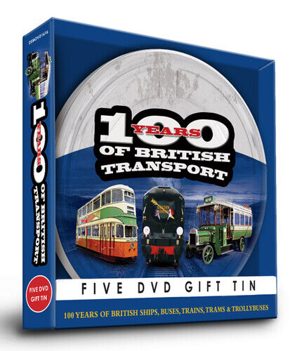 100 Years of British Transport DVD (2014) Cert E 5 Discs Region 2 Brand New
