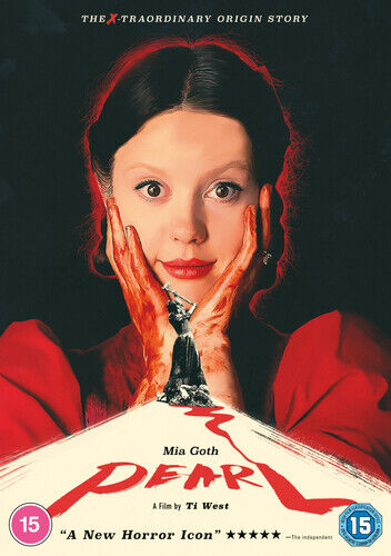 Pearl DVD (2023) Mia Goth, West (DIR) Cert 15 Region 2 Brand New