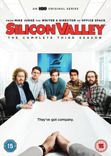 Silicon Valley: The Complete Third Season DVD (2017) T.J. Miller Cert 15 2 Region 2 Brand New