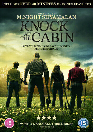 Knock at the Cabin DVD (2023) Dave Bautista, Shyamalan (DIR) Cert 15 Region 2 Brand New