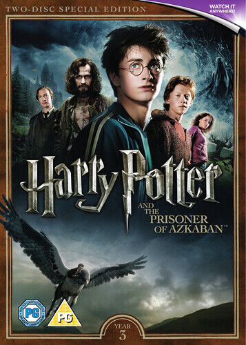 Harry Potter and the Prisoner of Azkaban DVD (2016) Daniel Radcliffe, Cuarn Region 2 Brand New