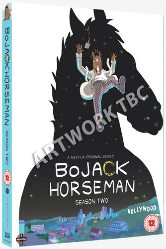 BoJack Horseman: Kausi Kaksi DVD (2019) Will Arnett, Ikäraja 18, 2 levyä