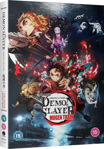 Demon Slayer: Mugen Train DVD (2022) Haruo Sotozaki Cert 15 Region 2 Brand New