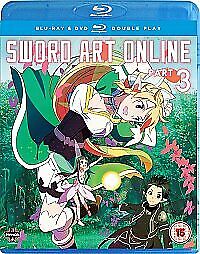 Sword Art Online: Part 3 Blu-Ray (2014) Tomohiko Itou Cert 15 2 Discs Region 2 Brand New