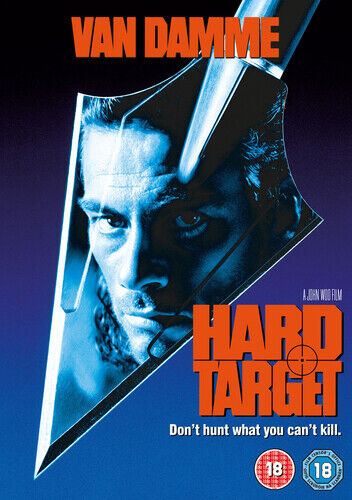 Hard Target DVD (2020) med Jean-Claude Van Damme, Aldersgrense 18