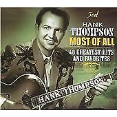 Hank Thompson : Most of All CD 3 discs (2008) Pre-Owned