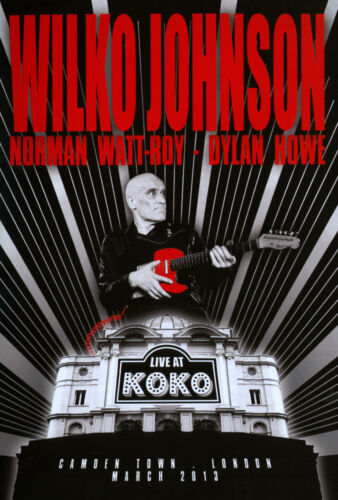 Wilko Johnson: Live at Koko, Camden Town, London DVD (2016) Wilko Johnson Cert Region 2 Brand New