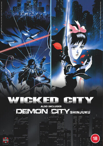 Wicked City/Demon City Shinjuku DVD (2020) Yoshiaki Kawajiri, 2 disker