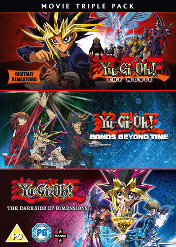 Yu-Gi-Oh!: The Movie Collection DVD (2018) Hatsuki Tsuji Cert PG 3 Discs Region 2 Brand New