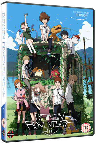 Digimon Adventure Tri: The Movie, Part 1 - Reunion DVD (2017) Keitaro Motonaga Region 2 Brand New