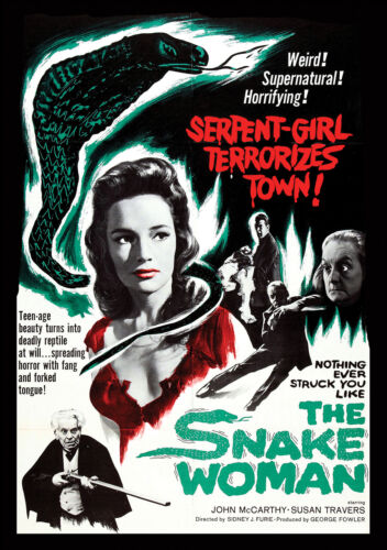 The Snake Woman (2017) DVD - Kauhuelokuva