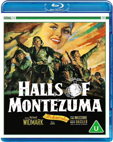 Halls Of Montezuma DVD (2021) Richard Widmark, Milestone (DIR) Cert U 2 Discs Pre-Owned Region 2