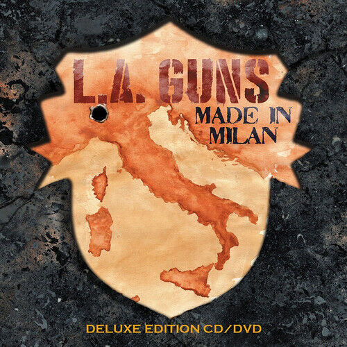 L.A. Guns: Made in Milan (2018) - CD Deluxe Albumi DVD:llä (2 levyä)