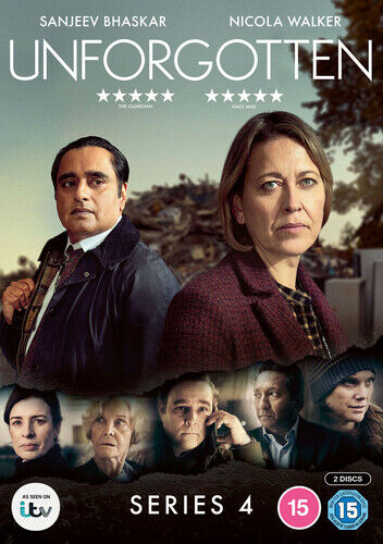 Unforgotten: Sesong 4 (2021) DVD, Sanjeev Bhaskar, 2 disker