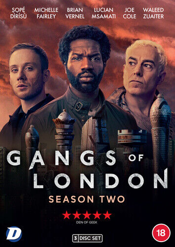 Gangs of London: Sæson 2 DVD (2022) med Joe Cole, 3 diske Gangs of London: Sæson 2 DVD (2022) med Joe Cole, 3 diske