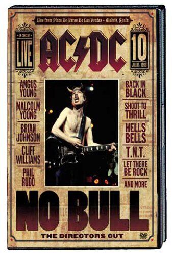 AC/DC - No Bull: The Directors Cut DVD Region 2 Brand New