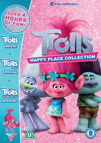Trolls - Happy Place Collection DVD (2019) Mike Mitchell Cert U 3 Discs Region 2 Brand New