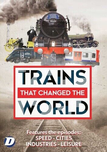 Trains That Changed the World DVD (2022) Vince Pellegrino Cert E Region 2 Brand New