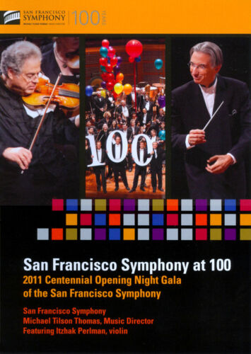San Francisco Symphony at 100 DVD (2012) med Michael Tilson Thomas, Cert E