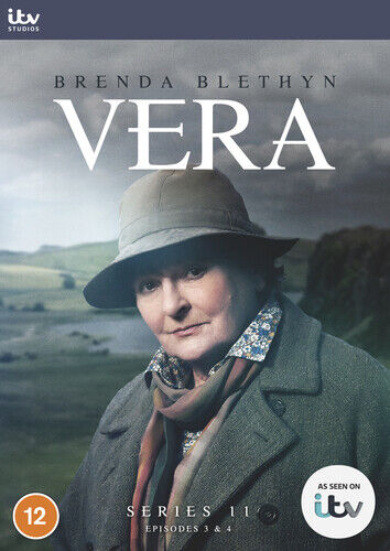 Vera: Sæson 11 - Afsnit 3 & 4 DVD (2022) – Brenda Blethyn, Region 2