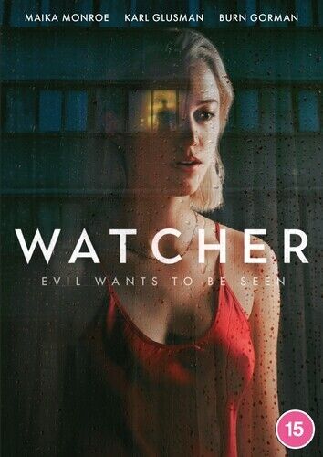 Watcher DVD (2023) Maika Monroe, Okuno (DIR) Cert 15 Region 2 Brand New