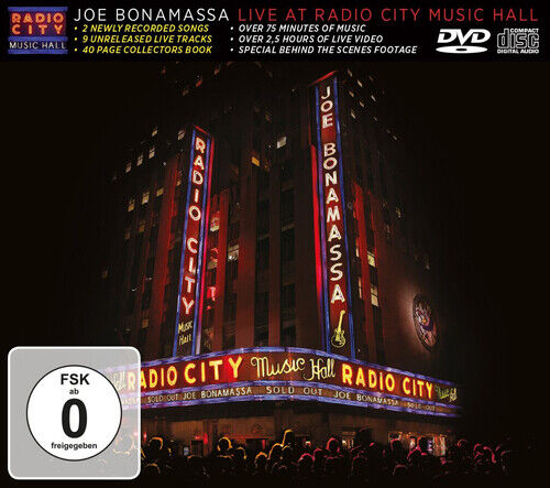 Joe Bonamassa : Radio City Music Hall [CD+DVD] CD Region 2 Brand New