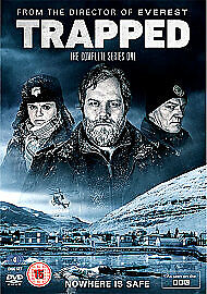 Trapped: The Complete Series One DVD (2016) lafur Darri lafsson Cert 15 4 Region 2 Brand New
