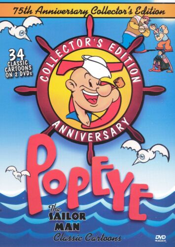 Popeye: 75th Anniversary (2dvd) 2004 [ DVD Region 2 Brand New