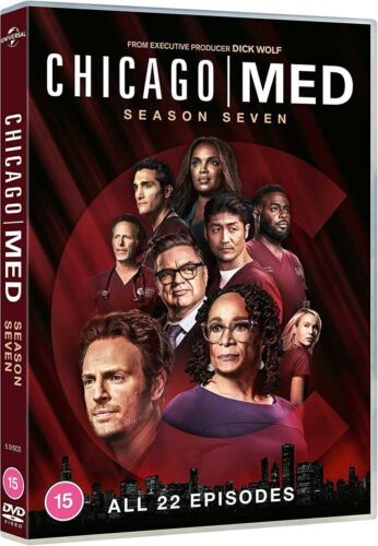 Chicago Med: Season Seven DVD (2022) Nick Gehlfuss Cert 15 5 Discs Region 2 Brand New