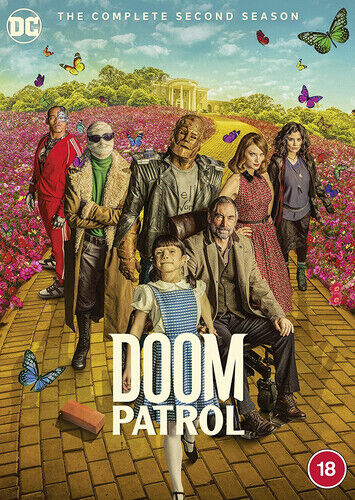 Doom Patrol: Koko toinen tuotantokausi (2021) DVD, Diane Guerrero, Ikäraja 18, 3 levyä