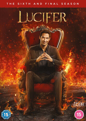 Lucifer: Den sjette og sidste sæson (2022) DVD, Tom Ellis, Cert 15, 3 diske