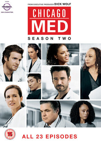 Chicago Med: Sæson to (2017) DVD, Nick Gehlfuss, Cert 15, 6 diske