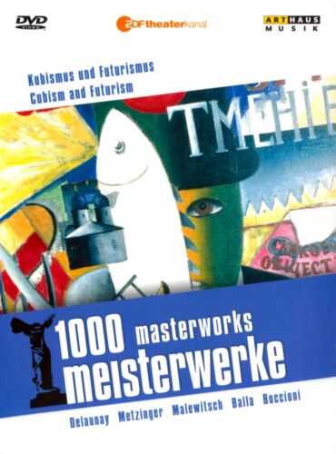 1000 Masterworks: Cubism and Futurism DVD (2009) Cert E Region 2 Brand New