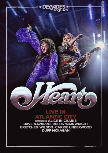 Live in Atlantic City DVD (2019) Heart Region 2 Brand New