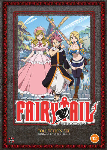 Fairy Tail: Samling 6 DVD (2020) – Anime, 4 diske, Region 2