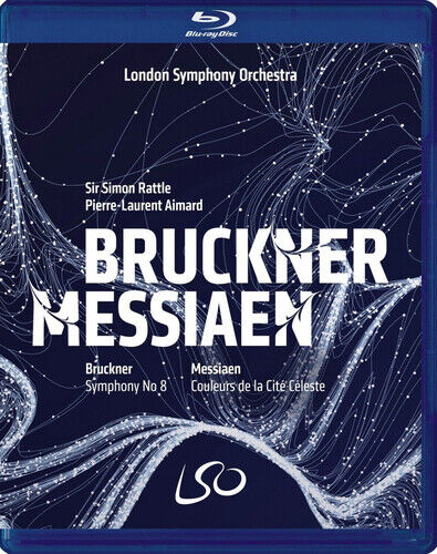 Bruckner/Messiaen: Symphony No. 8/Couleurs De La Cit Cleste Blu-Ray (2018) Region 2 Brand New