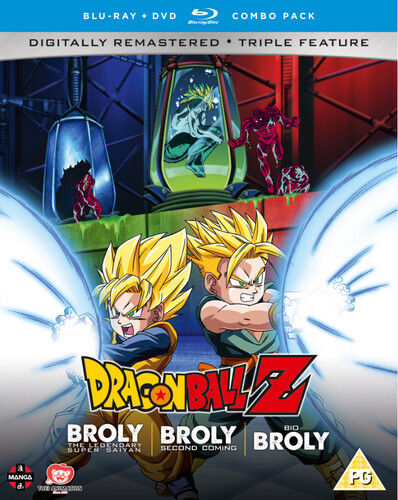 Dragon Ball Z Movie Collection Five: The Broly Trilogy DVD (2018) Shigeyasu Region 2 Brand New